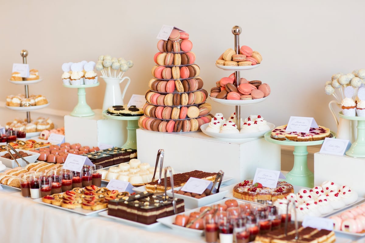 Λαχταριστό candy bar για βάπτιση